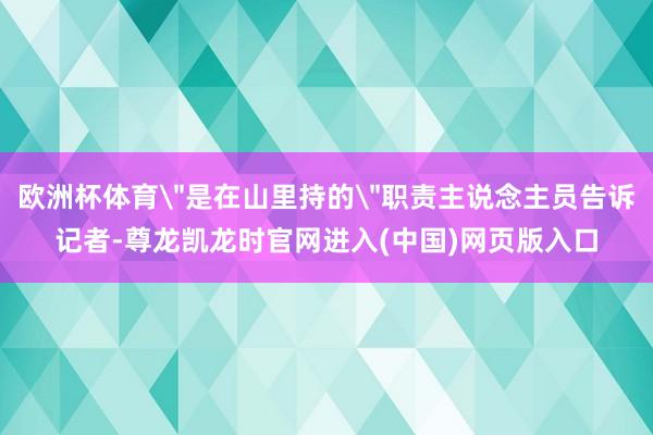 欧洲杯体育